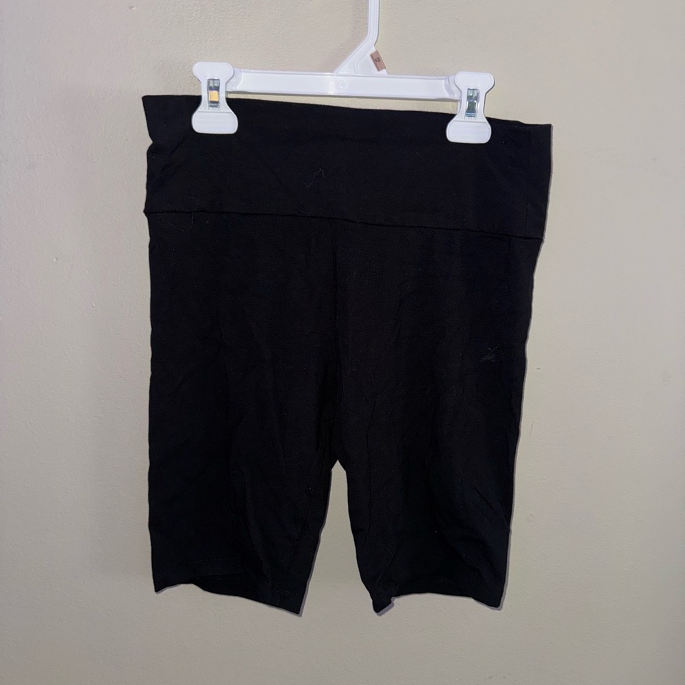 Fashion Nova, never worn, black biker shorts, size medium